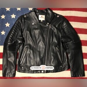 Vintage Womens URBAN REPUBLIC MOTORCYCLE Jacket XL lv Rl Fashion Rlpc coach Bike